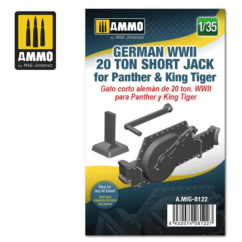 AMMO by Mig Jimenez German WWII 20 ton Short Jack for Panther & King Tiger