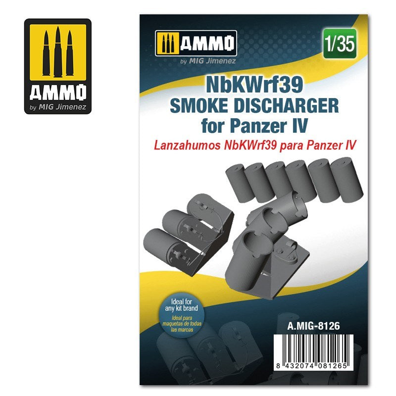 AMMO by Mig Jimenez NbKWrf39 Smoke Discharger for Panzer IV