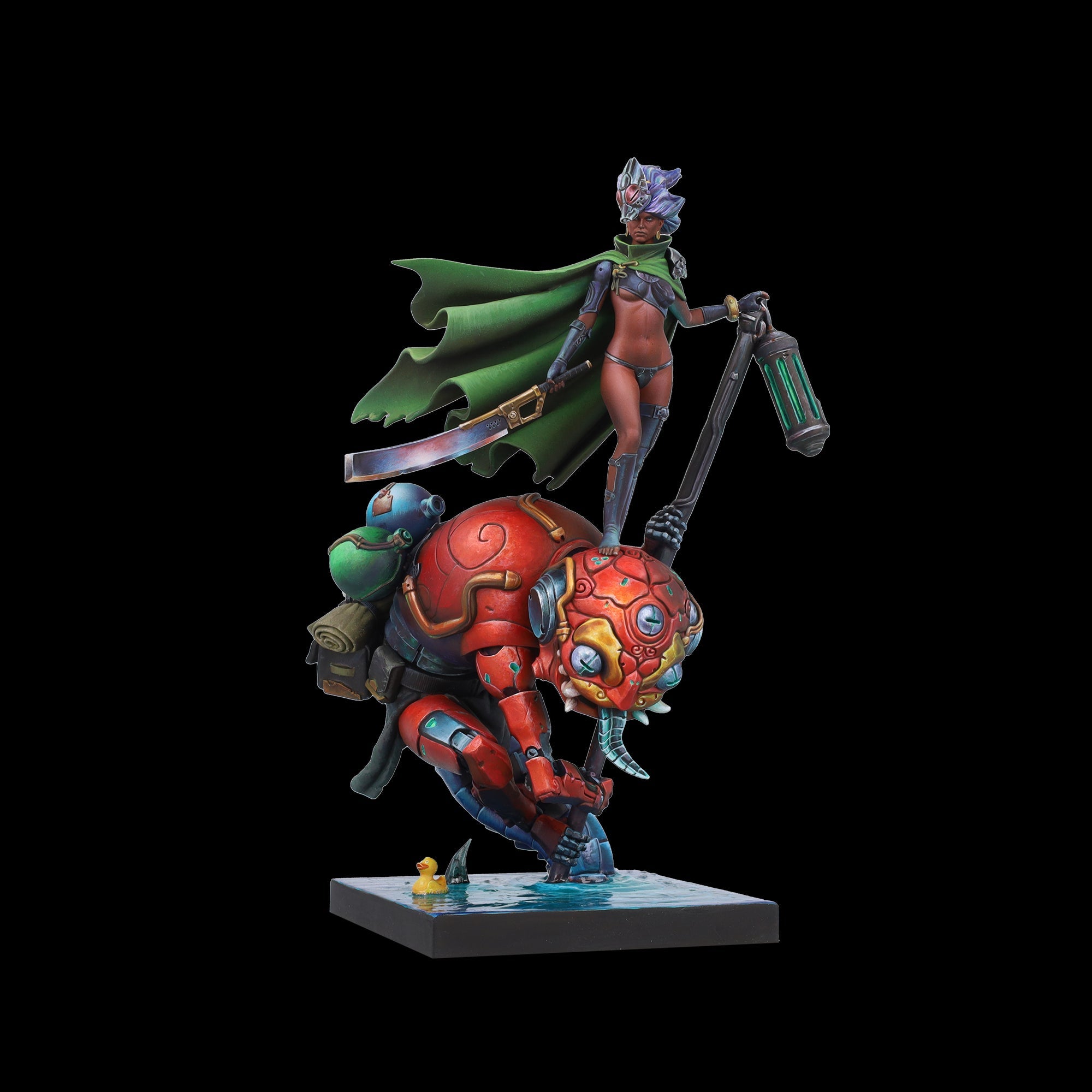 Scale 75 Busts New Age Scrappers Kitsune & Hanibaru 75mm (2)