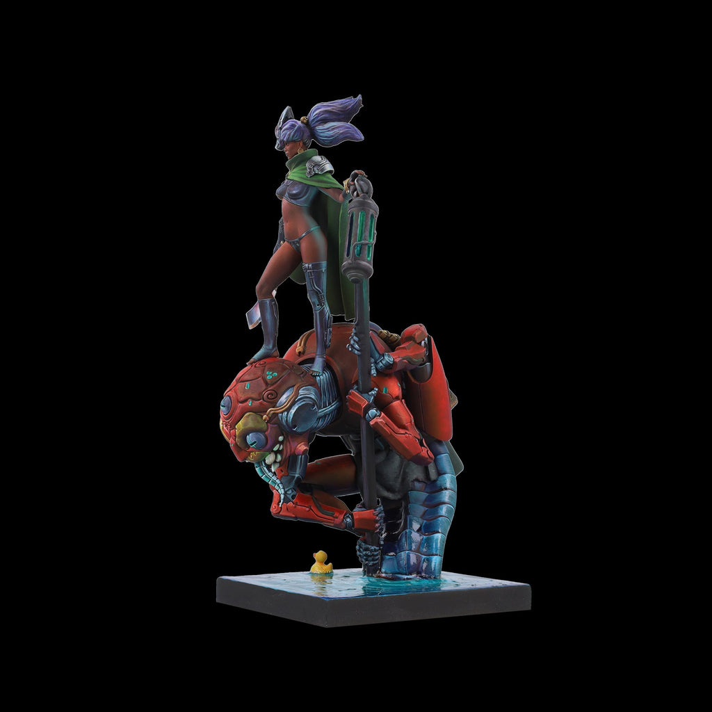 Scale 75 Busts New Age Scrappers Kitsune & Hanibaru 75mm (10)