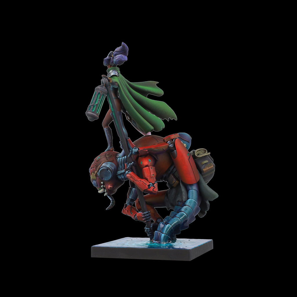 Scale 75 Busts New Age Scrappers Kitsune & Hanibaru 75mm (15)