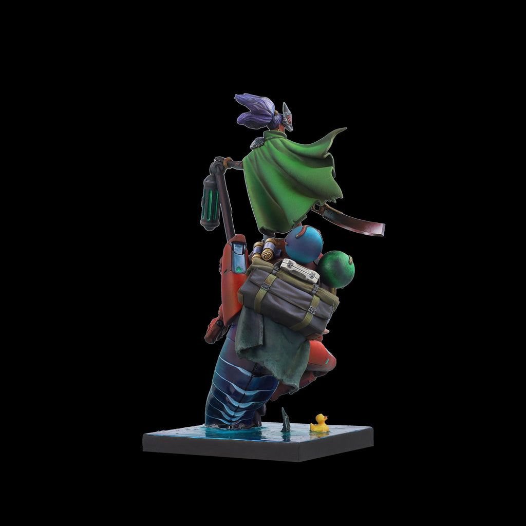 Scale 75 Busts New Age Scrappers Kitsune & Hanibaru 75mm (25)
