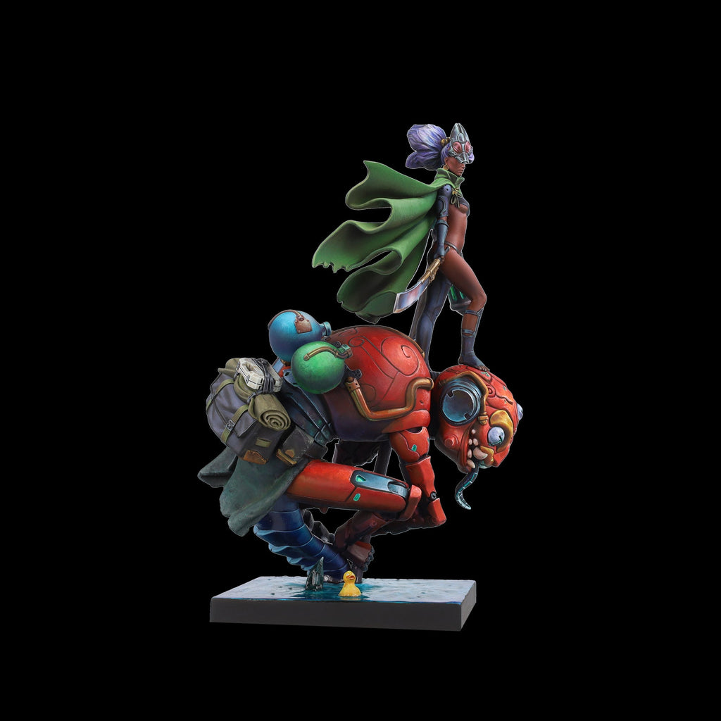 Scale 75 Busts New Age Scrappers Kitsune & Hanibaru 75mm (32)
