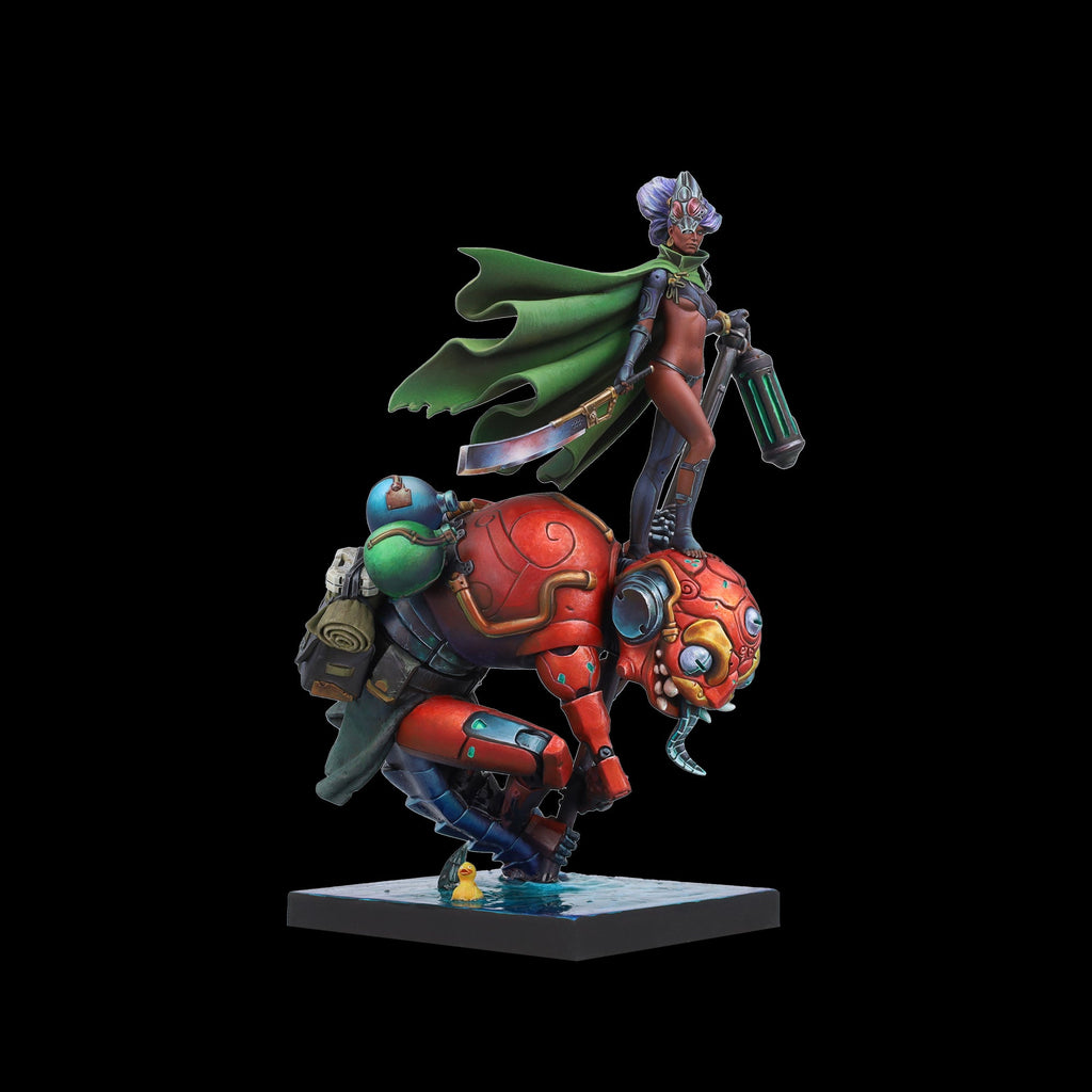 Scale 75 Busts New Age Scrappers Kitsune & Hanibaru 75mm (35)
