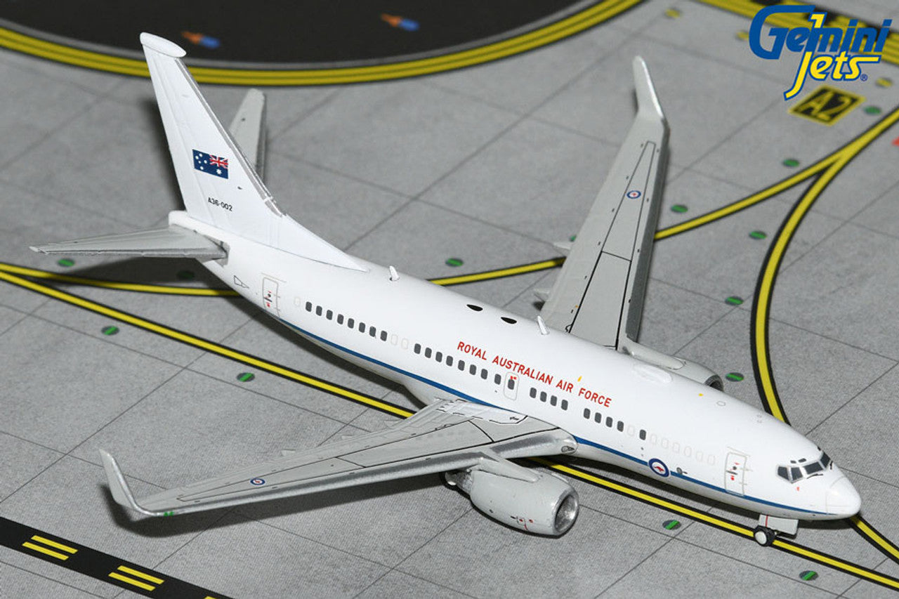 Gemini Jets RAAF GMRAA134 1/400 Royal Australian Air Force B737-700W A36-002 - Hobby City NZ