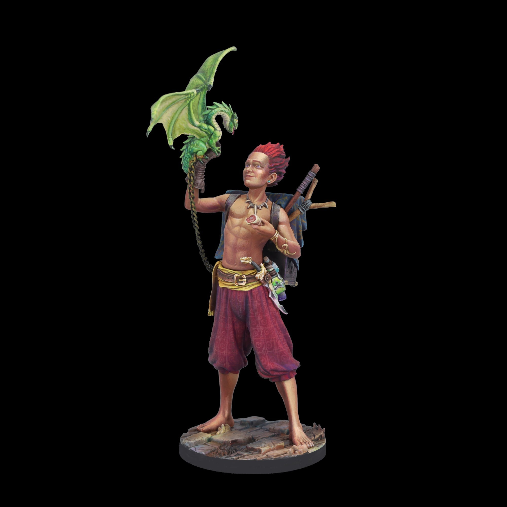 Scale 75 Figures Scale World Fantasy Ulh Dragon Trainer 75mm (6)
