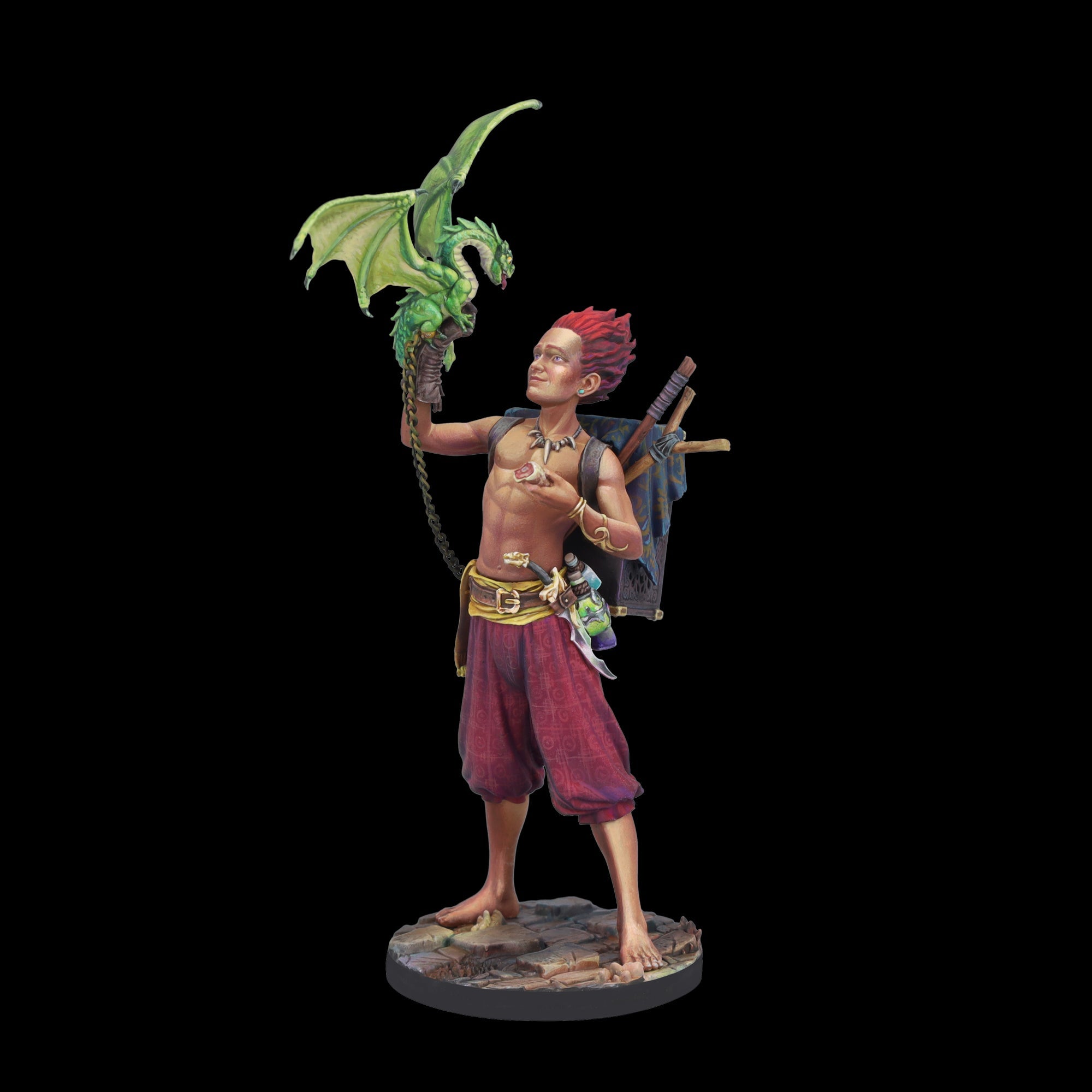 Scale 75 Figures Scale World Fantasy Ulh Dragon Trainer 75mm (7)