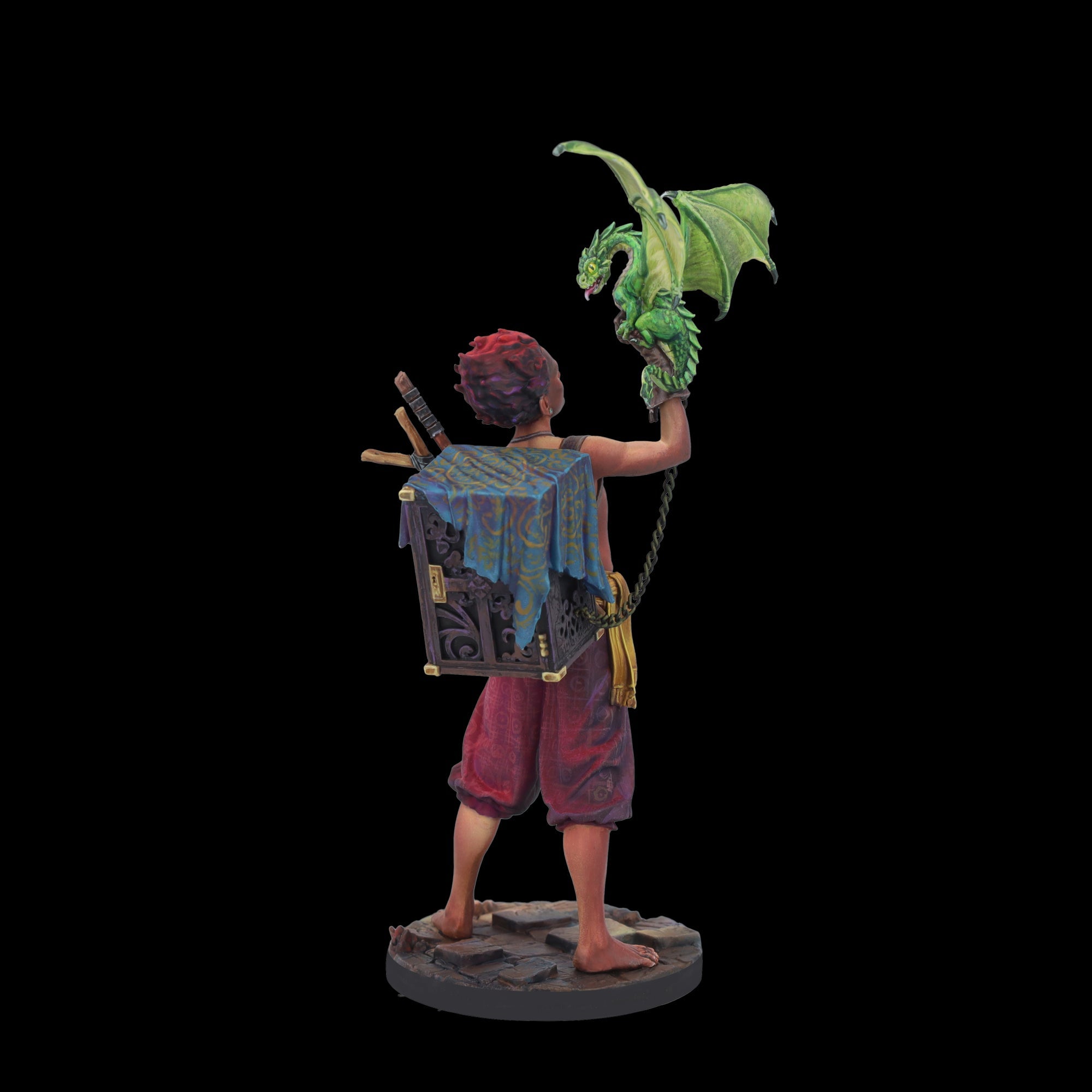 Scale 75 Figures Scale World Fantasy Ulh Dragon Trainer 75mm (25)