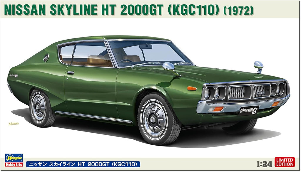Hasegawa 20743 1/24 NISSAN SKYLINE HT 2000GT (KGC110) 1972 [LIMITED EDITION] - Hobby City NZ