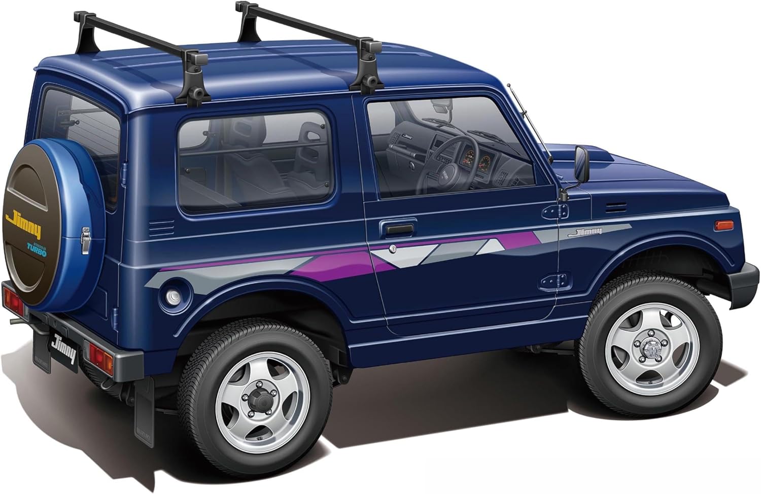 Hasegawa 20744 1/24 SUZUKI JIMNY (JA11-3) with BASE CARRIER [LIMITED EDITION] - Hobby City NZ