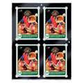 Ultra Pro 4-Card Black Border UV ONE-TOUCH Magnetic Holder