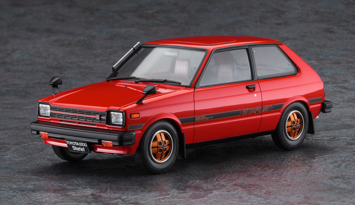 Hasegawa 21163 1/24 TOYOTA STARLET KP61 S 3Door MIDDLE VERSION 1980 - Hobby City NZ