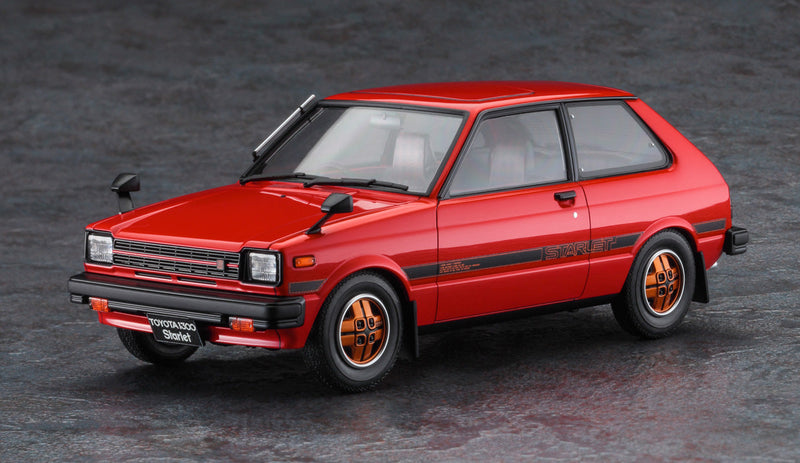 Hasegawa 21163 1/24 TOYOTA STARLET KP61 S 3Door MIDDLE VERSION 1980