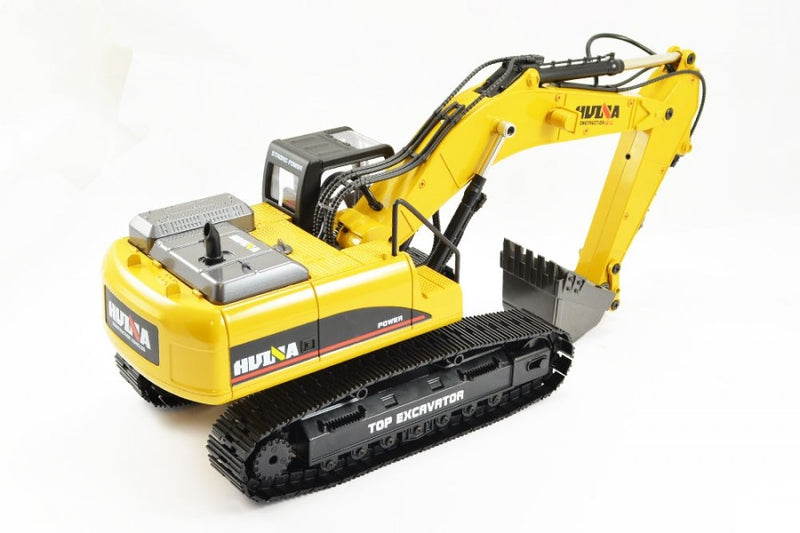 Huina 1580 V4 RC Excavator 23Ch 1/14 Scale 2020 Version w/gift case - Hobby City NZ (8347090026733)