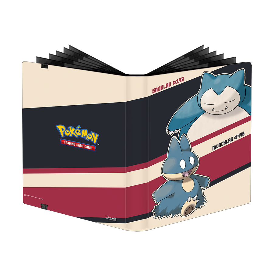 Ultra Pro Pokemon: Snorlax and Munchlax 9-Pocket PRO-Binder - UP15954