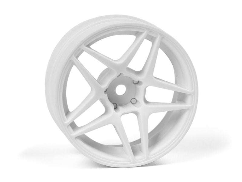 HPI Racing W: Astro 26mm White 3OS RC Wheel 1/10 Scale (4)