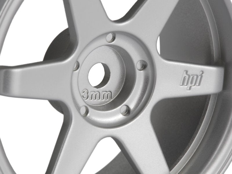 HPI Racing 160752 1/10 W: TE37 26mm Matt Ch 3off - Hobby City NZ