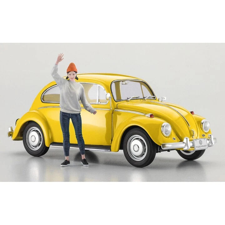 Hasegawa 52420 1/24 VOLKSWAGEN BEETLE TYPE 1 (1967) with GIRL'S FIGURE [LIMITED EDITION] - Hobby City NZ