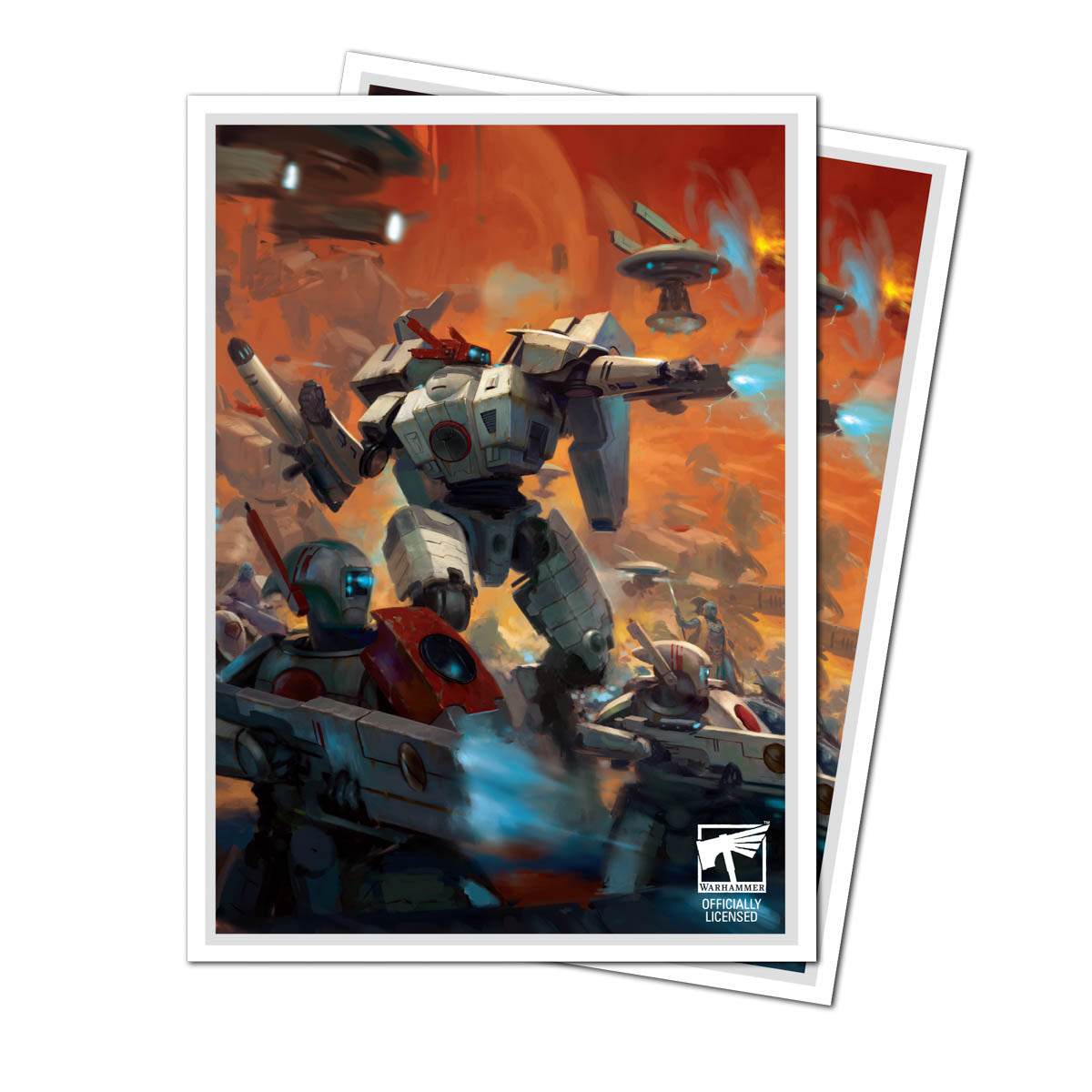 Ultra Pro UP16557 Tau Empire Codex Aligned 105ct Apex Deck Protector sleeves for Warhammer 40k