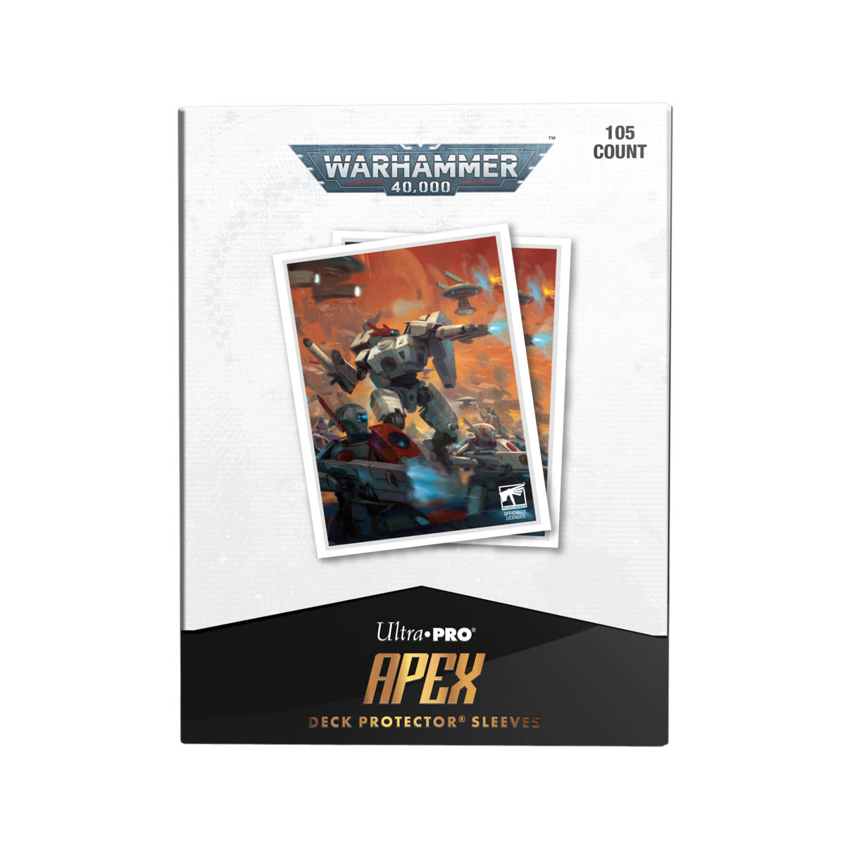 Ultra Pro UP16557 Tau Empire Codex Aligned 105ct Apex Deck Protector sleeves for Warhammer 40k