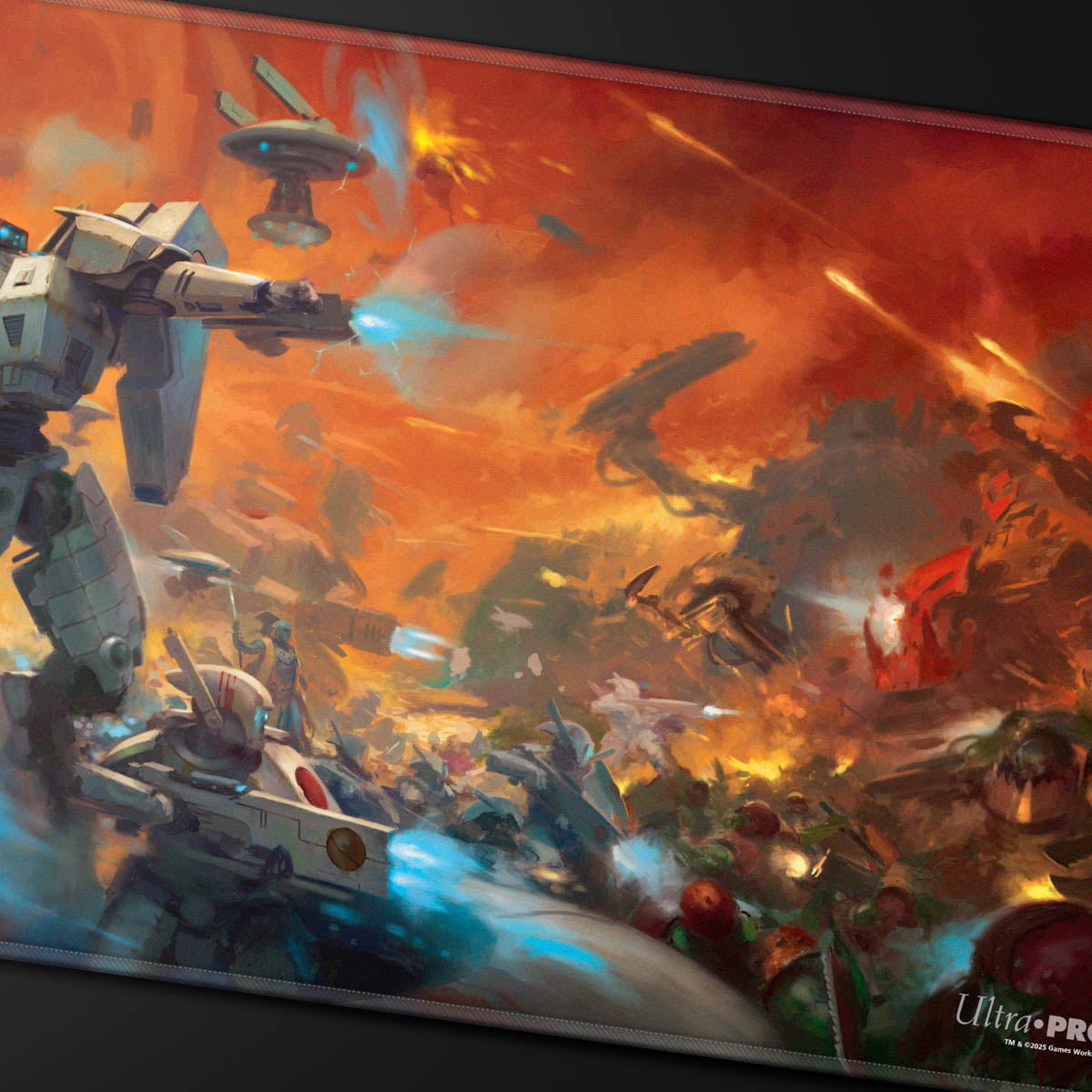 Ultra Pro UP16559 Tau Empire Codex Aligned Playmat Stitched for Warhammer 40k
