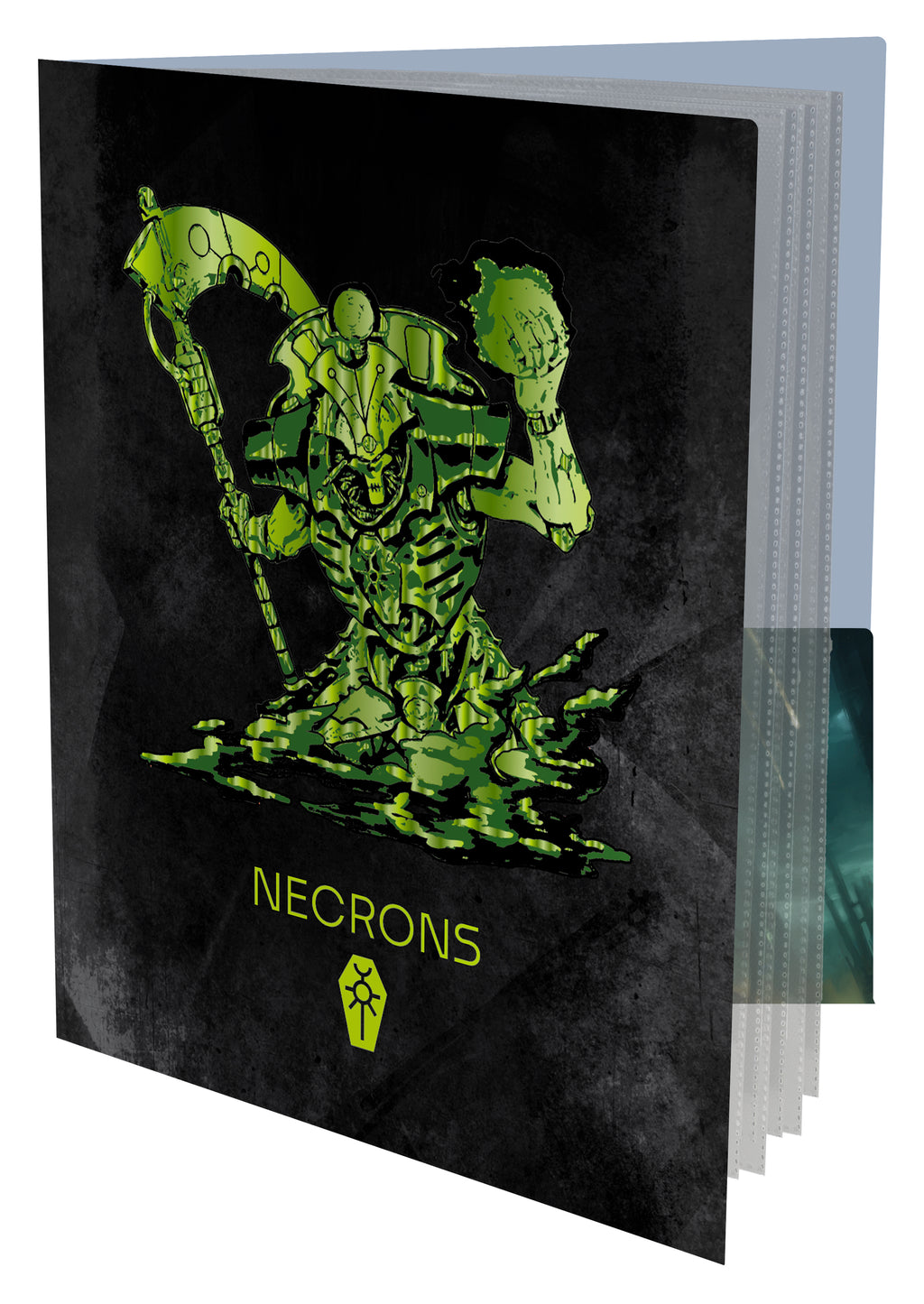Ultra Pro UP16562 Necron Codex Aligned Datasheet & Index Card Folio for Warhammer 40k