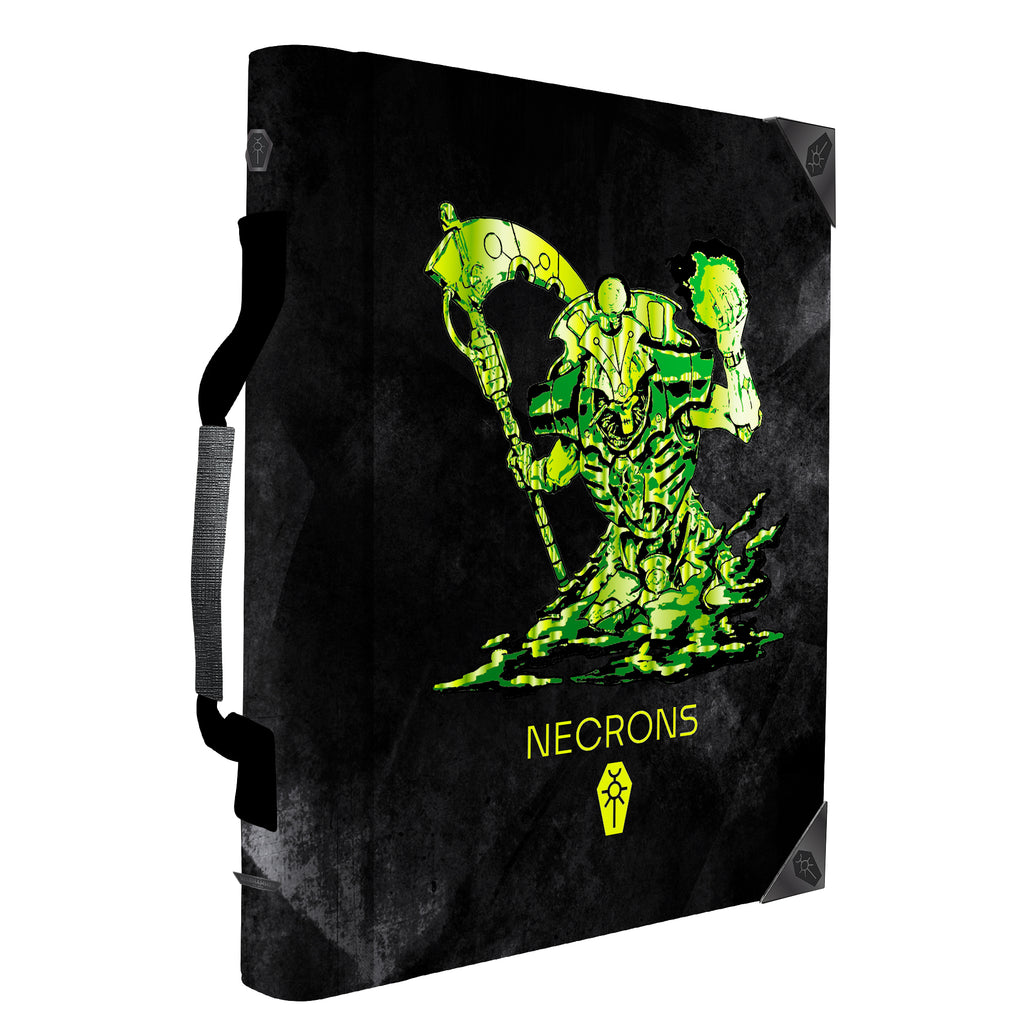 Ultra Pro UP16563 Necron Codex Aligned Codex Book Folio Debossed & Printed for Warhammer 40k