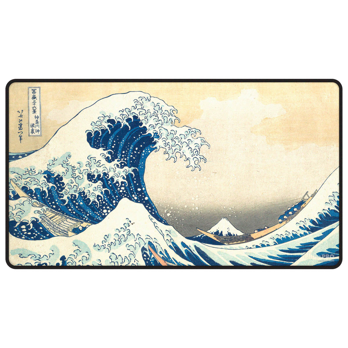 Ultra Pro The Great Wave off Kanagawa Black Stitched Playmat (Art Series) - UP16602