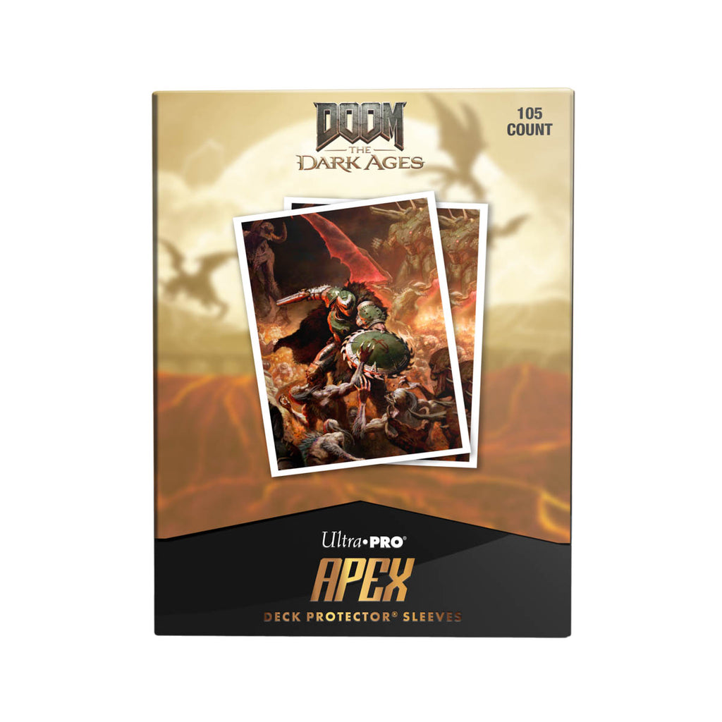 Ultra Pro UP16614 DOOM 105ct Apex Deck Protector Sleeves 1 for Bethesda Doom