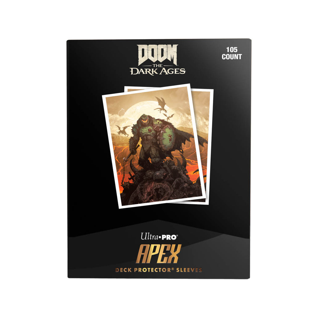 Ultra Pro UP16615 DOOM 105ct Apex Deck Protector Sleeves 2 for Bethesda Doom