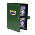 Ultra Pro Pokemon: Premium 4-Pocket Snap Binder (Green) - UP16721
