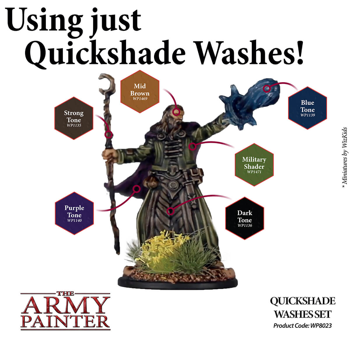 The Army Painter Army Painter Warpaints Washes Paint Set (5)