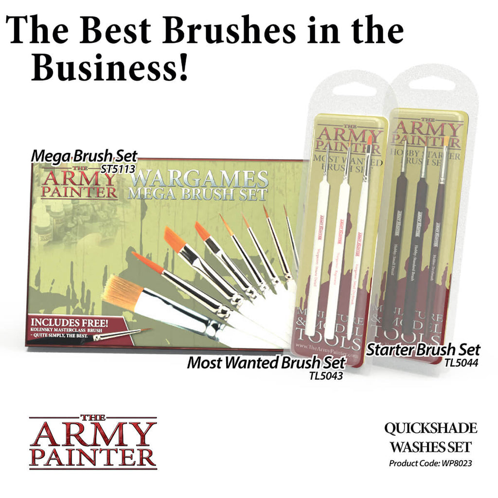 The Army Painter Army Painter Warpaints Washes Paint Set (6)
