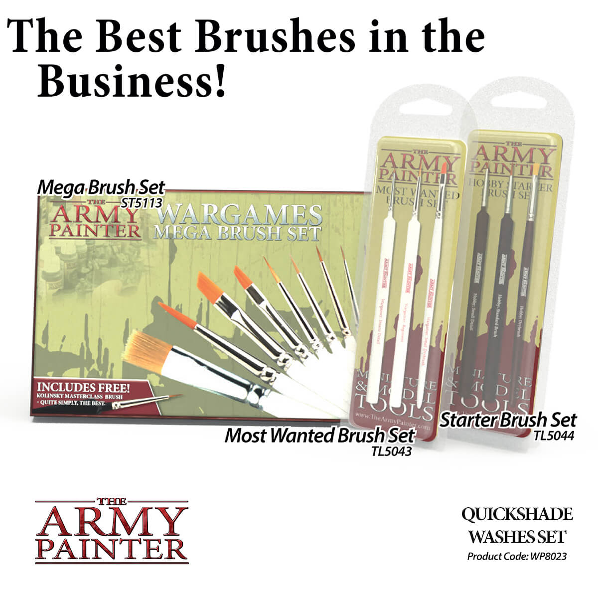 The Army Painter Army Painter Warpaints Washes Paint Set (6)
