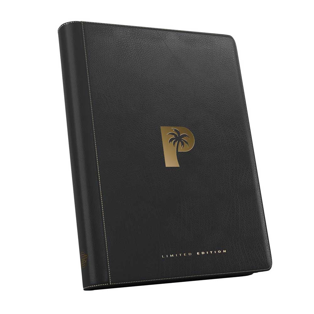 Palms Off Limited Ed. Mega Capacity 16 Pocket Binder Black and