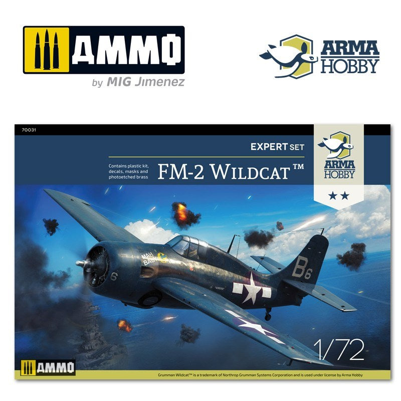 Arma Hobby 70031 FM-2 Wildcat Expert Set (8964629201133)