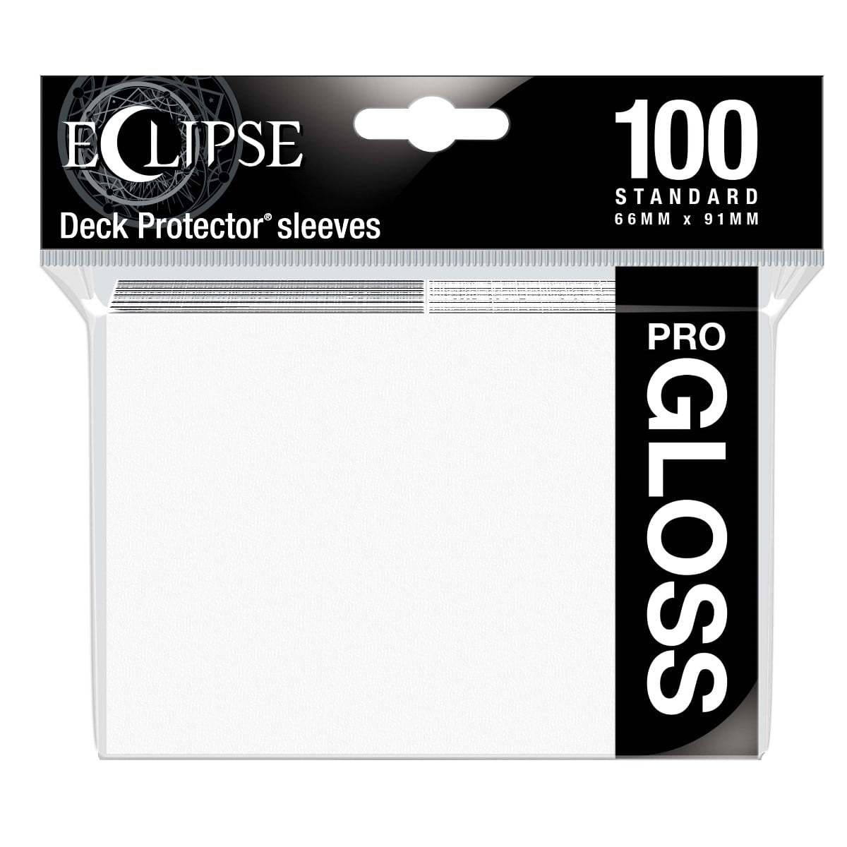 Ultra Pro Eclipse Gloss Standard Sleeves: Arctic White
