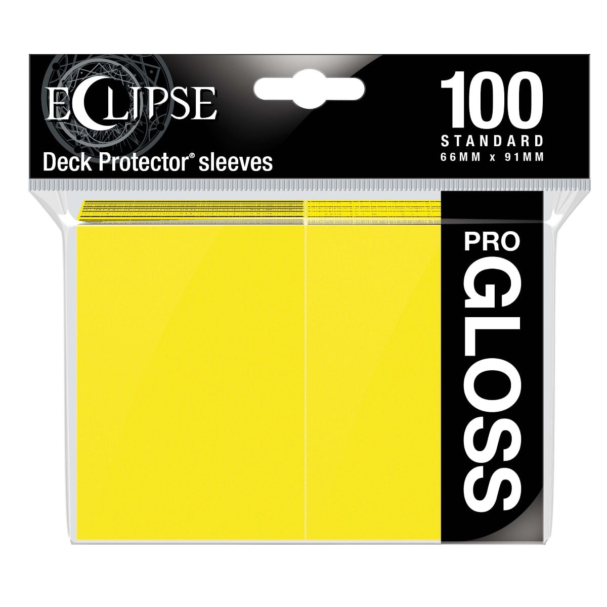 Ultra Pro Eclipse Gloss Standard Sleeves: Lemon Yellow