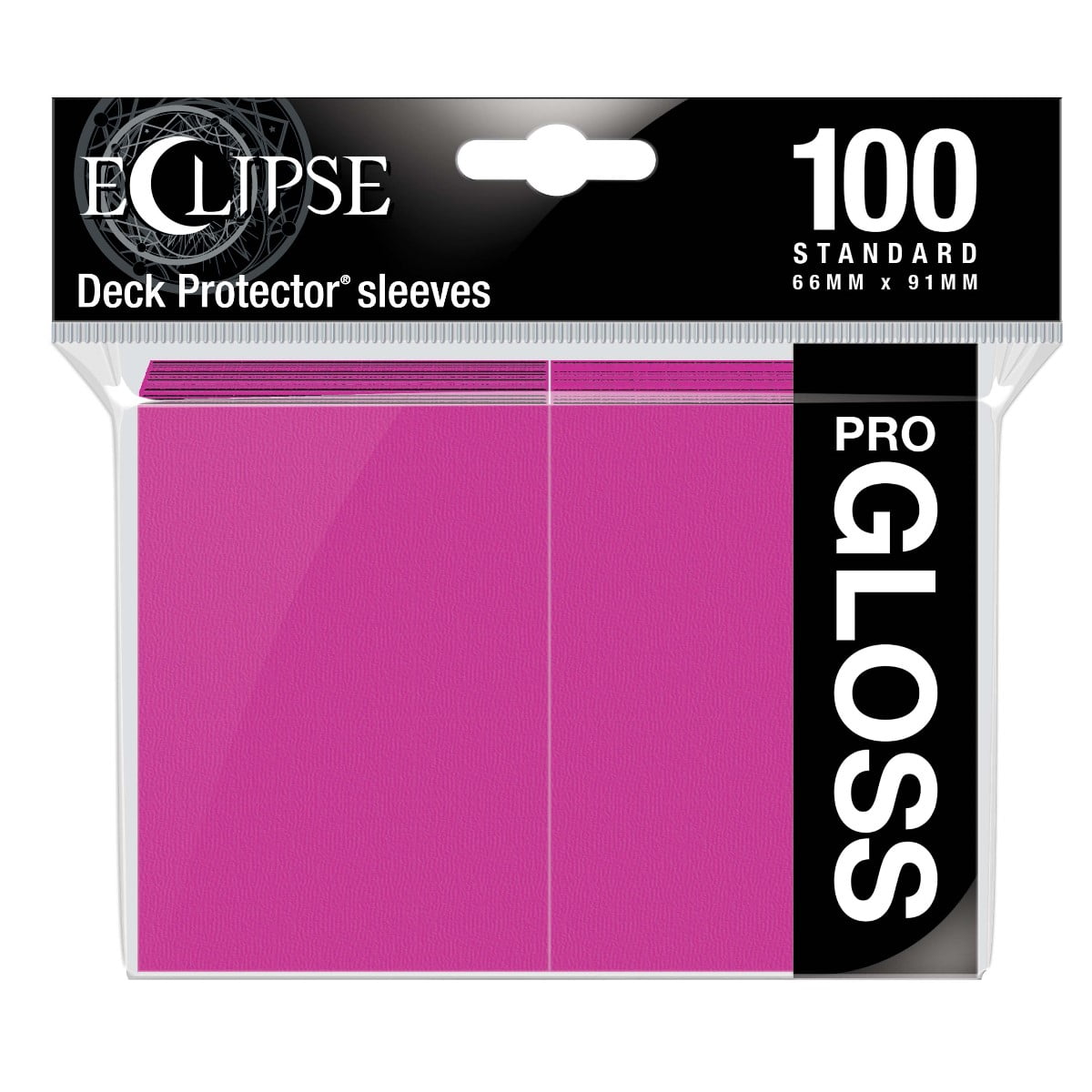 Ultra Pro Eclipse Gloss Standard Sleeves: Hot Pink