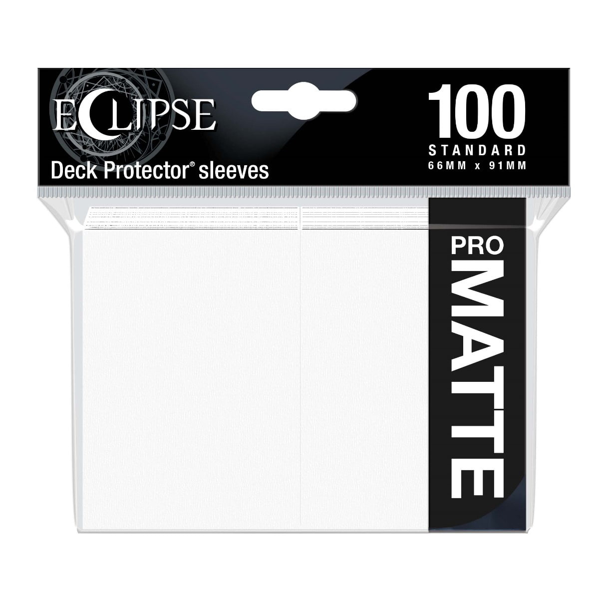 Ultra Pro Eclipse Matte Standard Sleeves: Arctic White