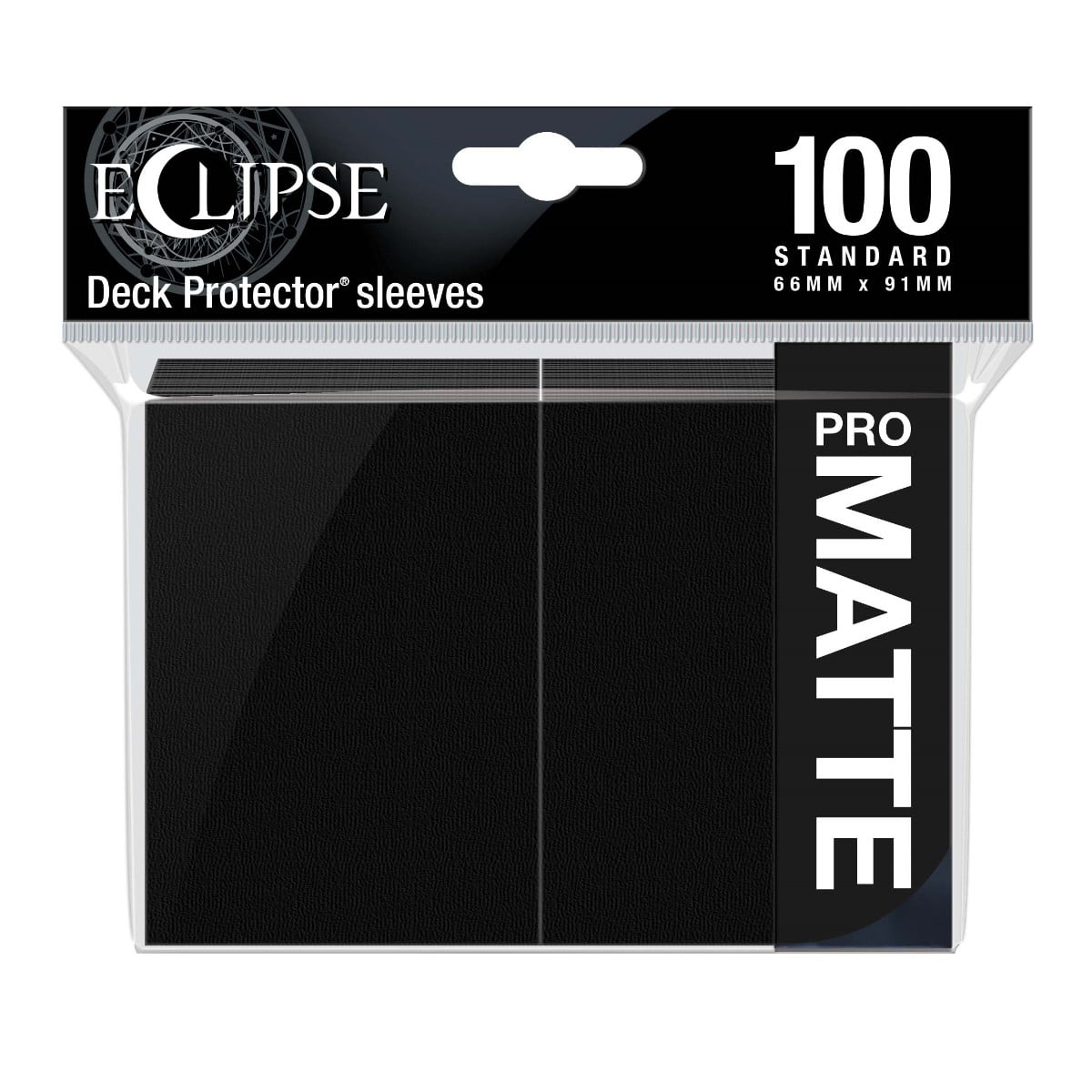 Ultra Pro Eclipse Matte Standard Sleeves: Jet Black