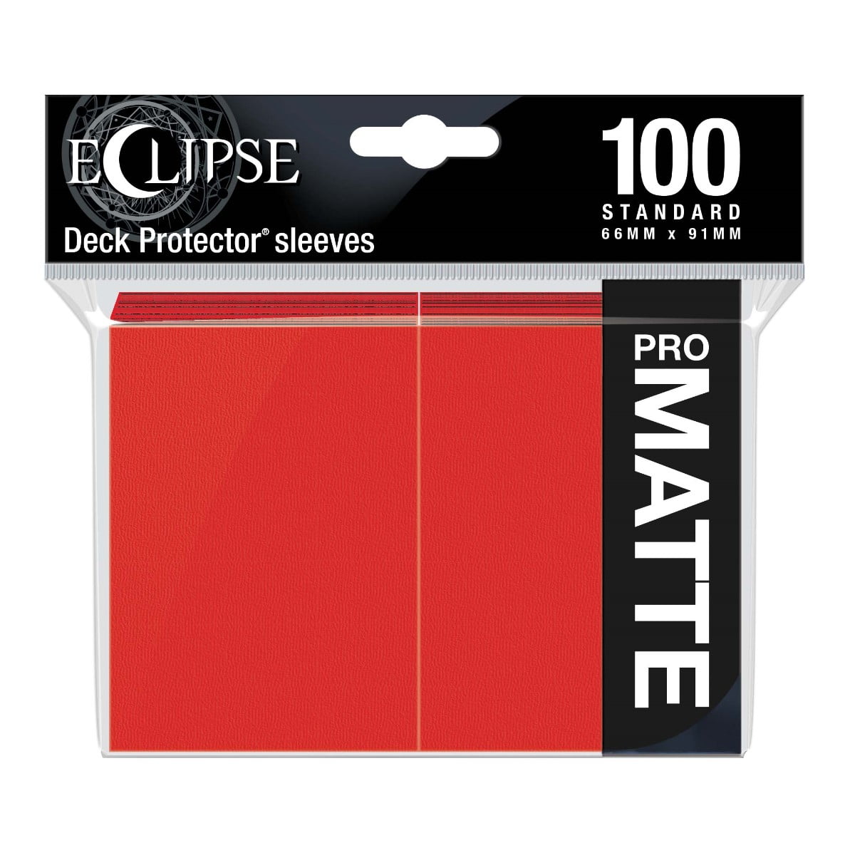 Ultra Pro Eclipse Matte Standard Sleeves: Apple Red