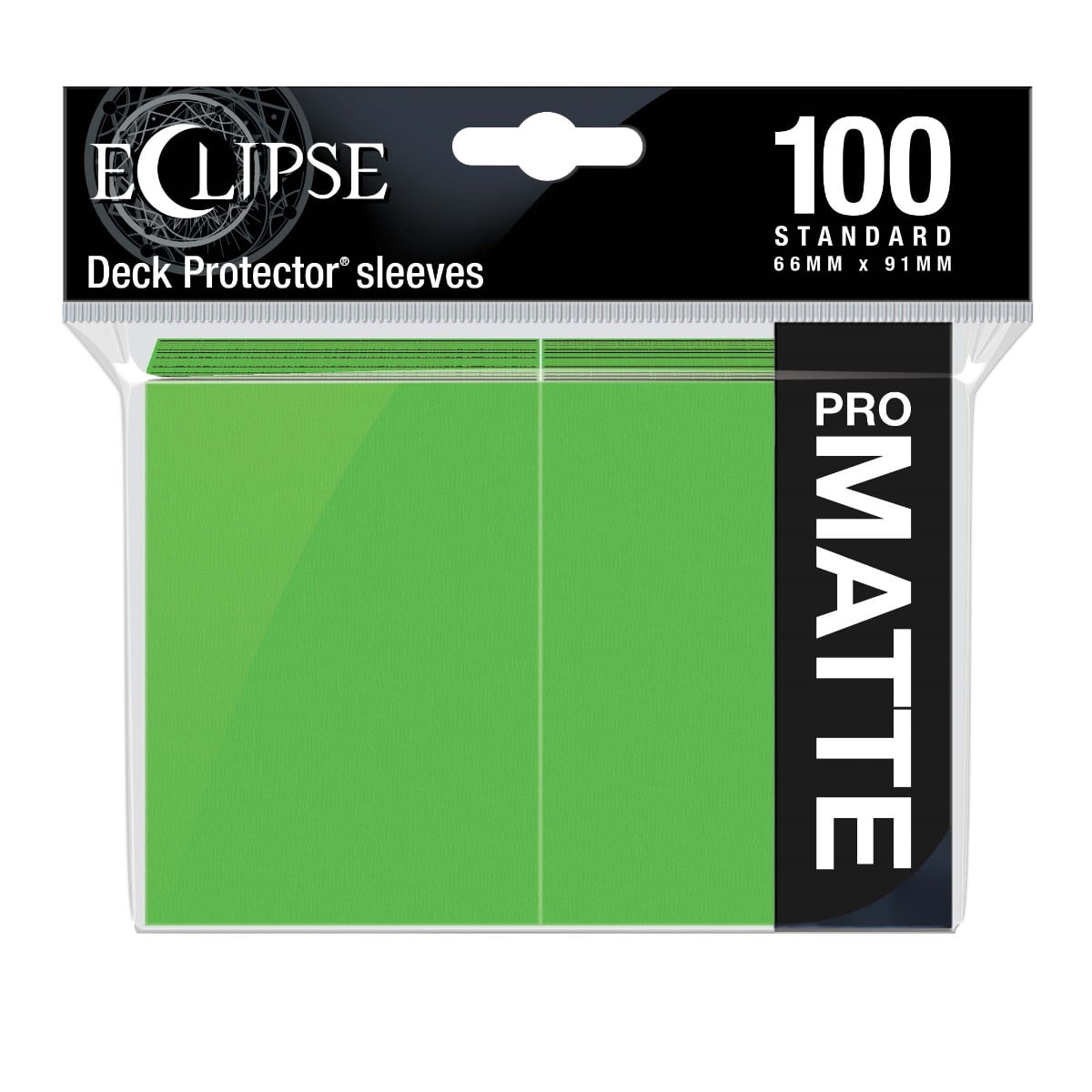 Ultra Pro Eclipse Matte Standard Sleeves: Lime Green