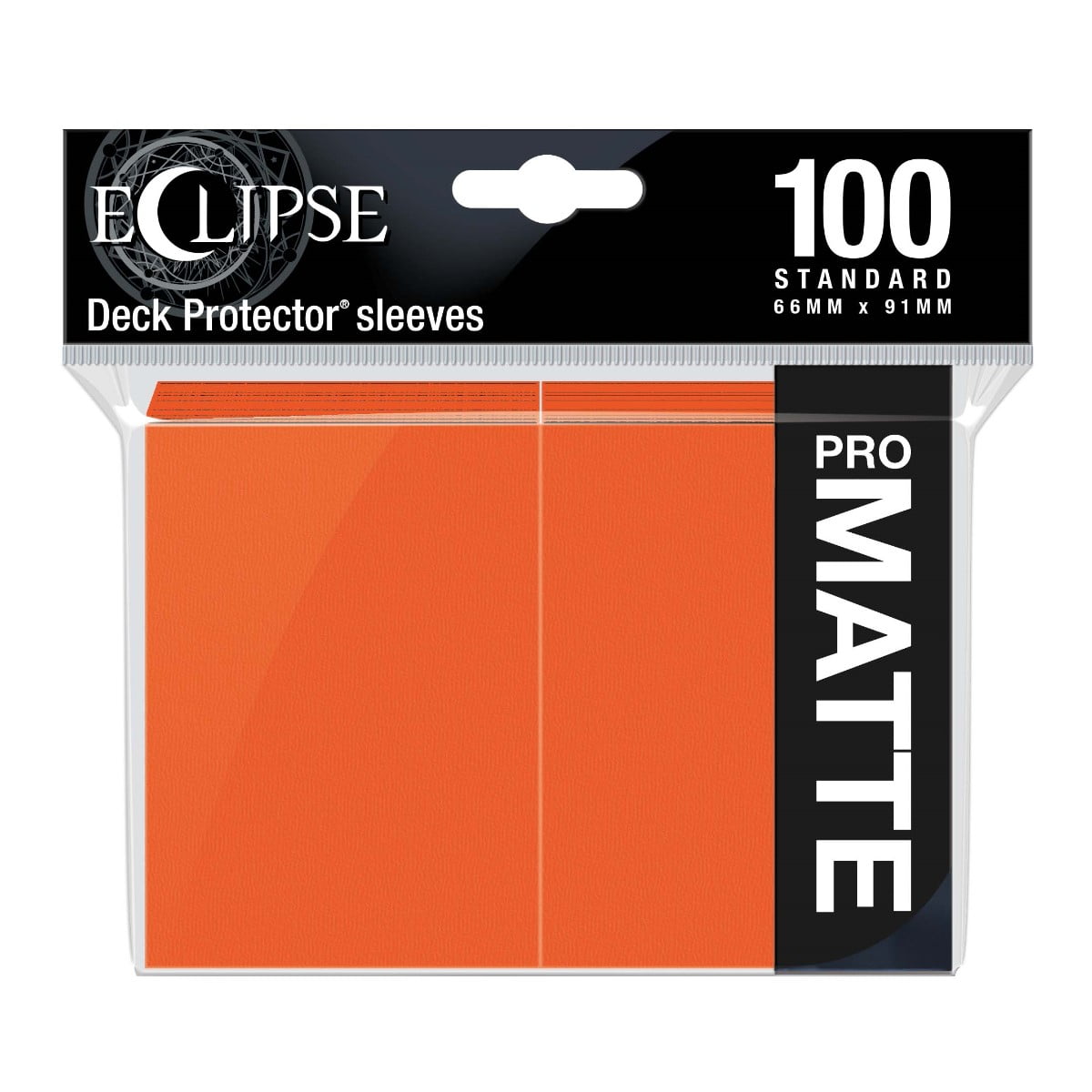 Ultra Pro Eclipse Matte Standard Sleeves: Pumpkin Orange