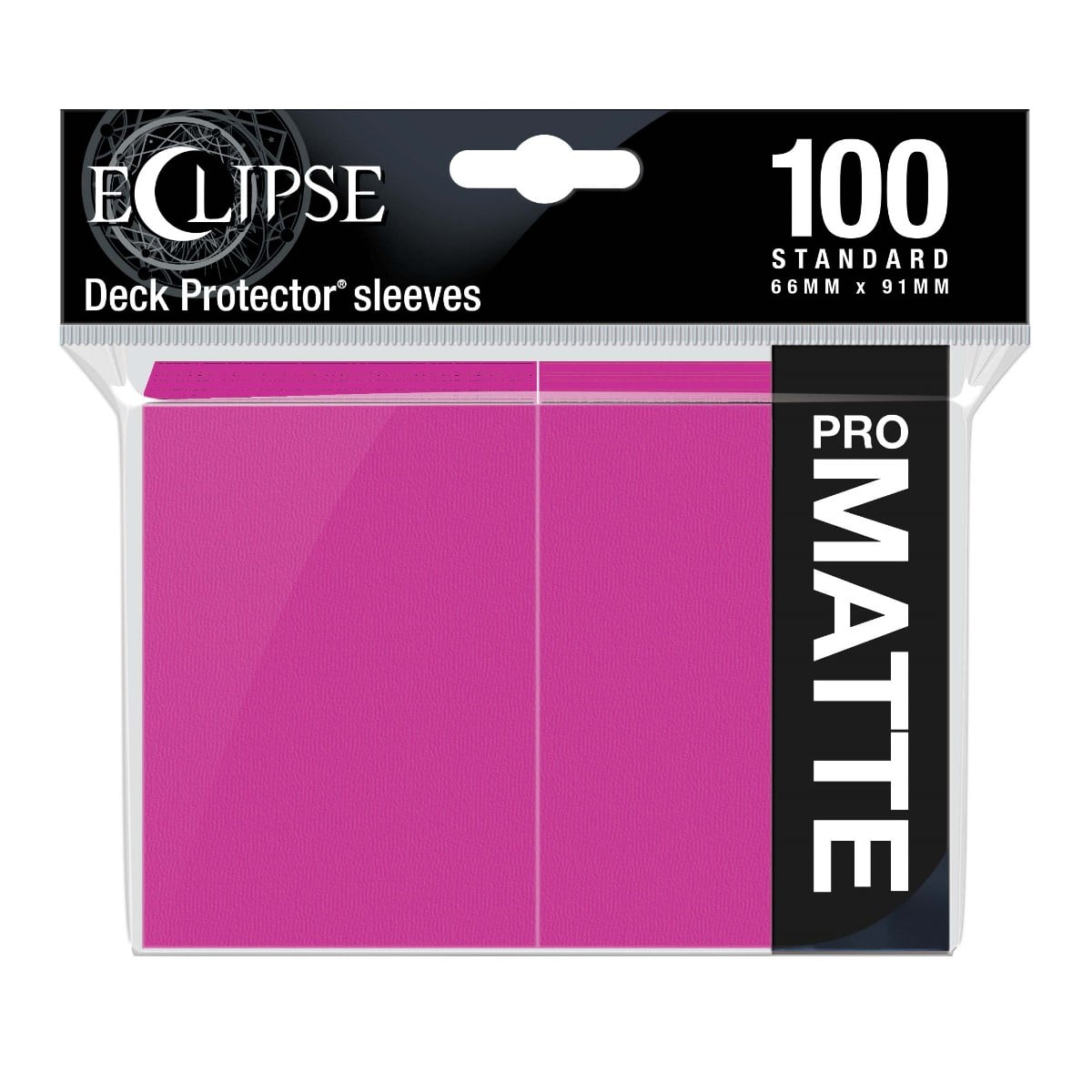 Ultra Pro Eclipse Matte Standard Sleeves: Hot Pink