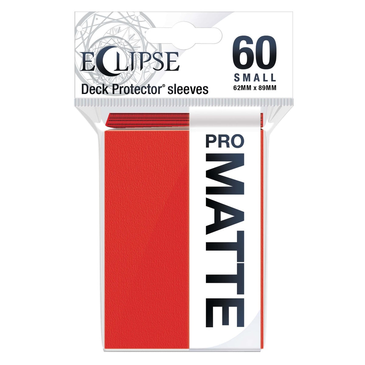 Ultra Pro Eclipse Matte Small Sleeves: Apple Red