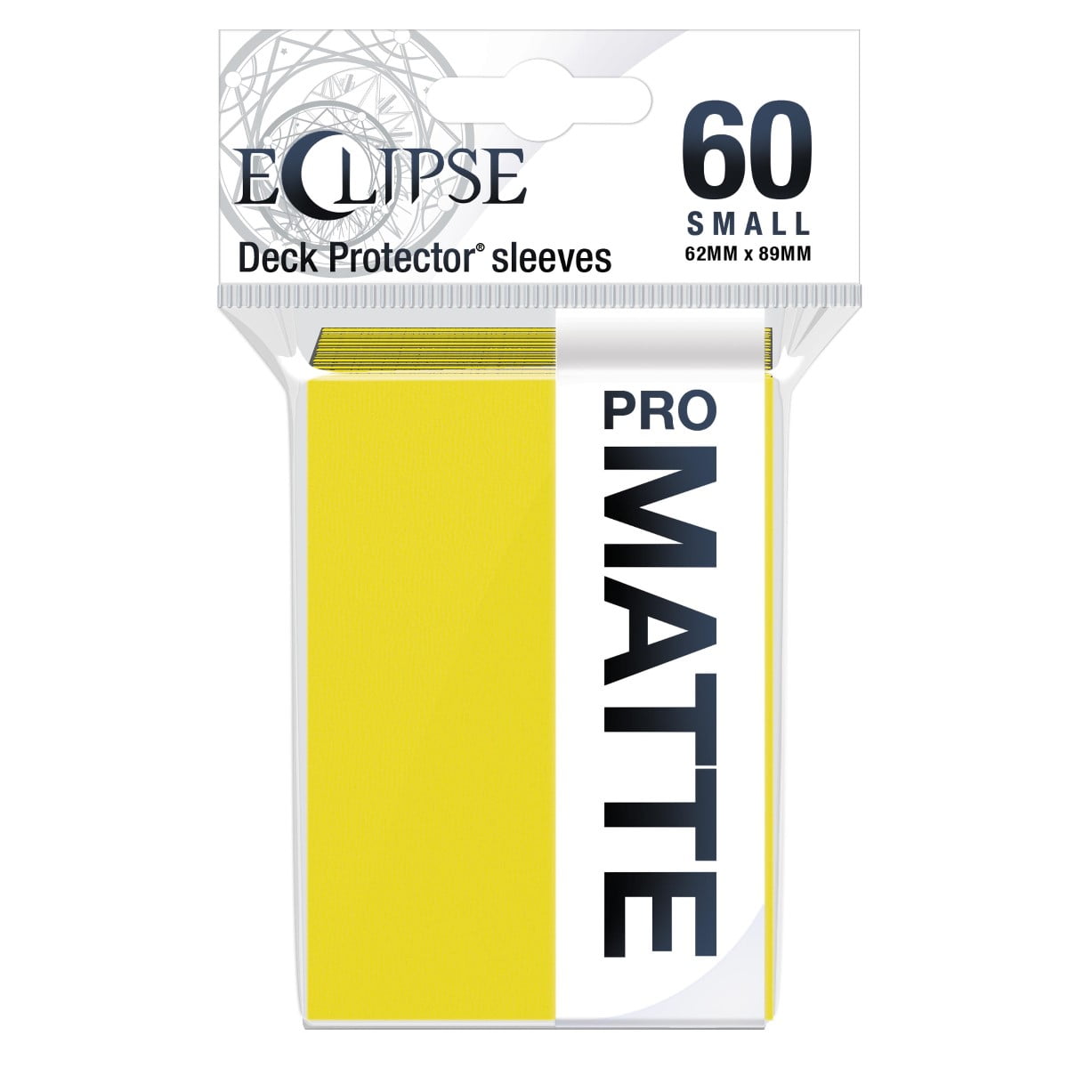 Ultra Pro Eclipse Matte Small Sleeves: Lemon Yellow