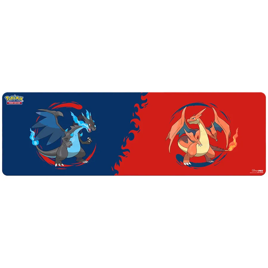 Ultra Pro Pokemon: Pokemon: Mega Charizard X and Mega Charizard Y 2.4m Table Playmat - UP16740