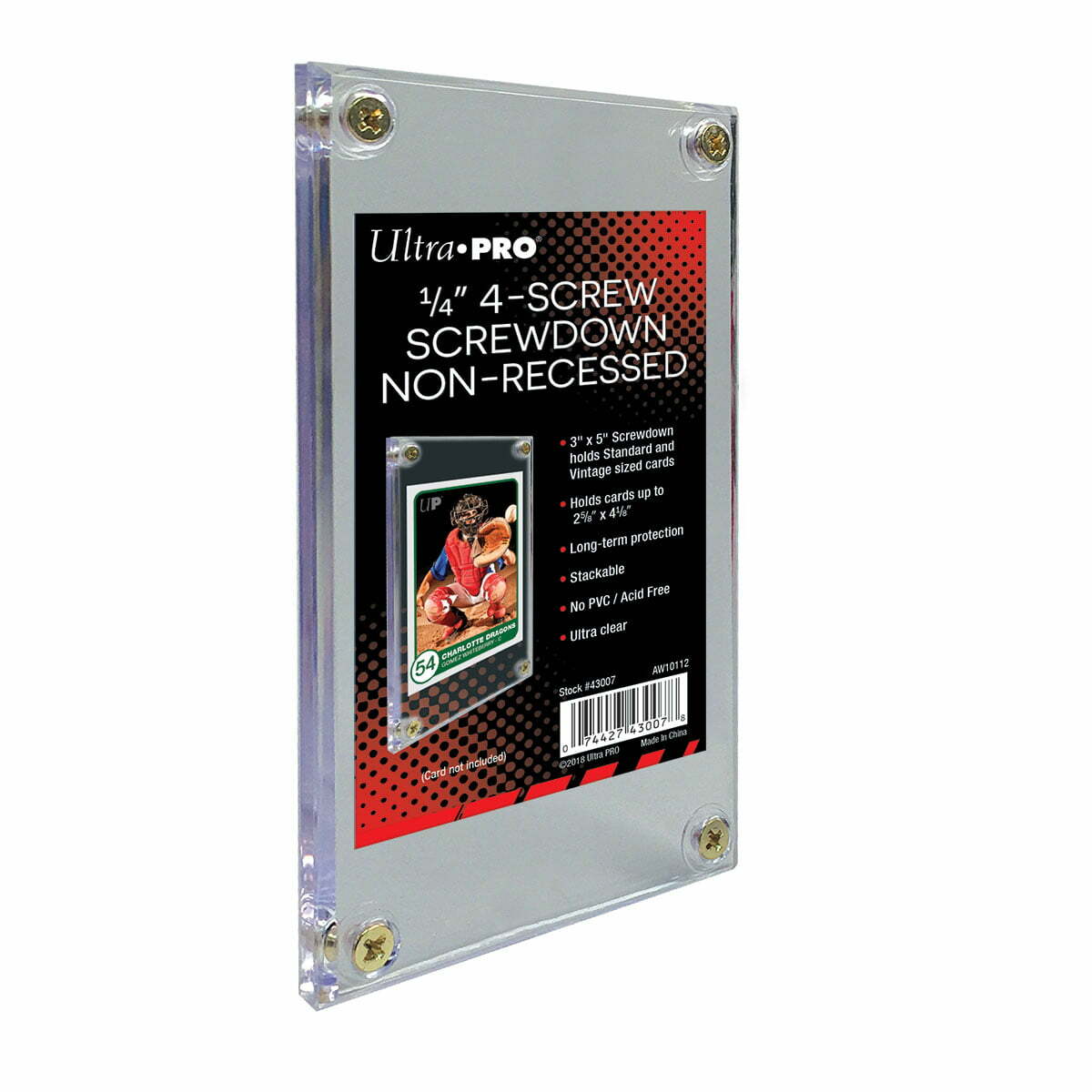 Ultra Pro 1/4" Screwdown Non-Recessed Holder