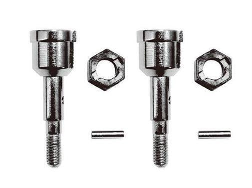 HOSpeed 18301-17 Metal Wheel Shafts Hex Sleeves & Iron Shafts 2pcs - Hobby City NZ (8348644180205)